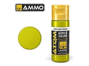 Akrila krāsa Ammo Mig Atom Pistachio, 20ml, 20088 cena un informācija | Modelēšanas un zīmēšanas piederumi | 220.lv