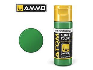 Akrila krāsa Ammo Mig Atom Troll Green, 20ml, 20090 cena un informācija | Modelēšanas un zīmēšanas piederumi | 220.lv