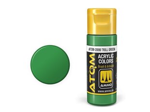 Akrila krāsa Ammo Mig Atom Troll Green, 20ml, 20090 cena un informācija | Modelēšanas un zīmēšanas piederumi | 220.lv