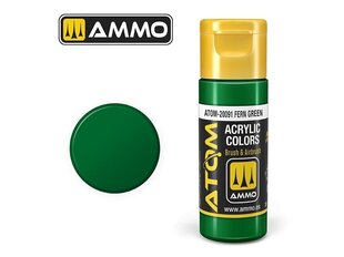 AMMO MIG - ATOM Акриловые Fern Green, 20ml, 20091 цена и информация | Принадлежности для рисования, лепки | 220.lv