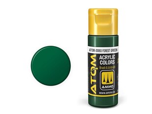 AMMO MIG - ATOM Акриловые Forest Green, 20ml, 20093 цена и информация | Принадлежности для рисования, лепки | 220.lv