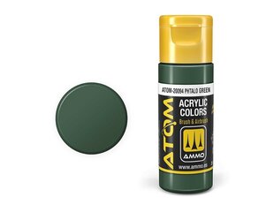 AMMO MIG - ATOM Акриловые Phtalo green, 20ml, 20094 цена и информация | Принадлежности для рисования, лепки | 220.lv