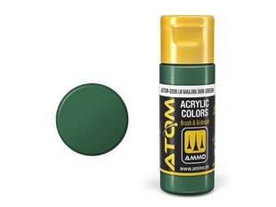 Akrila krāsa Ammo Mig Atom IJN Nakajima Dark Green, 20ml, 20096 cena un informācija | Modelēšanas un zīmēšanas piederumi | 220.lv