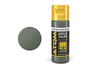 Akrila krāsa Ammo Mig Atom Atlantic Green, 20ml, 20097 cena un informācija | Modelēšanas un zīmēšanas piederumi | 220.lv