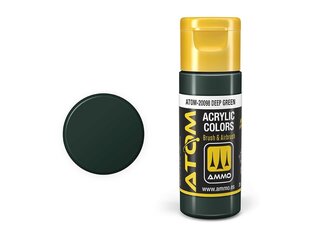 AMMO MIG - ATOM Акриловые Deep Green, 20ml, 20098 цена и информация | Принадлежности для рисования, лепки | 220.lv