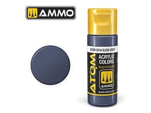 AMMO MIG - ATOM Акриловые краски Bluish Grey, 20ml, 20104 цена и информация | Принадлежности для рисования, лепки | 220.lv