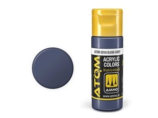 AMMO MIG - ATOM Акриловые краски Bluish Grey, 20ml, 20104 цена и информация | Принадлежности для рисования, лепки | 220.lv