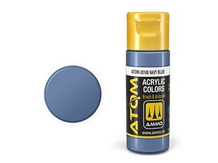 Akrila krāsa Ammo Mig Atom Navy Blue, 20ml, 20106 cena un informācija | Modelēšanas un zīmēšanas piederumi | 220.lv