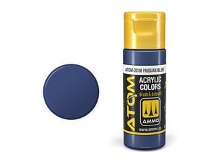 AMMO MIG - ATOM Акриловые краски Prussian Blue, 20ml, 20108 цена и информация | Принадлежности для рисования, лепки | 220.lv