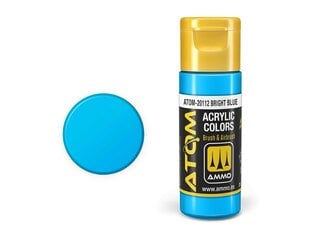 Akrila krāsa Ammo Mig Atom Bright Blue, 20ml, 20112 cena un informācija | Modelēšanas un zīmēšanas piederumi | 220.lv