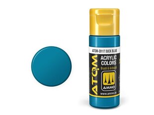 Akrila krāsa Ammo Mig Atom Duck Blue, 20ml, 20117 cena un informācija | Modelēšanas un zīmēšanas piederumi | 220.lv