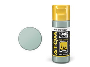 Akrila krāsa Ammo Mig Atom Pale Grey, 20ml, 20130 cena un informācija | Modelēšanas un zīmēšanas piederumi | 220.lv