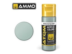 Akrila krāsa Ammo Mig Atom Pale Grey, 20ml, 20130 cena un informācija | Modelēšanas un zīmēšanas piederumi | 220.lv