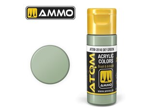 Akrila krāsa Ammo Mig Atom Sky Green, 20ml, 20140 cena un informācija | Modelēšanas un zīmēšanas piederumi | 220.lv