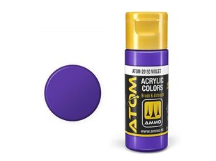 AMMO MIG - ATOM Акриловые краски Violet, 20ml, 20150 цена и информация | Принадлежности для рисования, лепки | 220.lv
