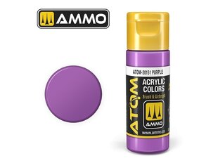 Akrila krāsa Ammo Mig Atom Purple, 20ml, 20151 cena un informācija | Modelēšanas un zīmēšanas piederumi | 220.lv
