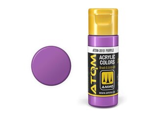 AMMO MIG - ATOM Акриловые краски Purple, 20ml, 20151 цена и информация | Принадлежности для рисования, лепки | 220.lv