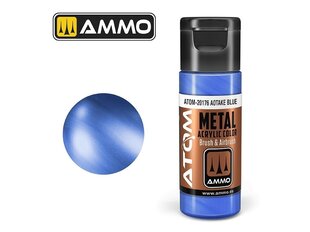 AMMO MIG - ATOM Акриловые краски METALLIC Aotake Blue, 20ml, 20176 цена и информация | Принадлежности для рисования, лепки | 220.lv