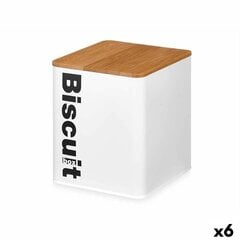 Коробка для печенья и булочек Белый Металл 13,7 x 16,5 x 14 cm (6 штук) цена и информация | Посуда для хранения еды | 220.lv