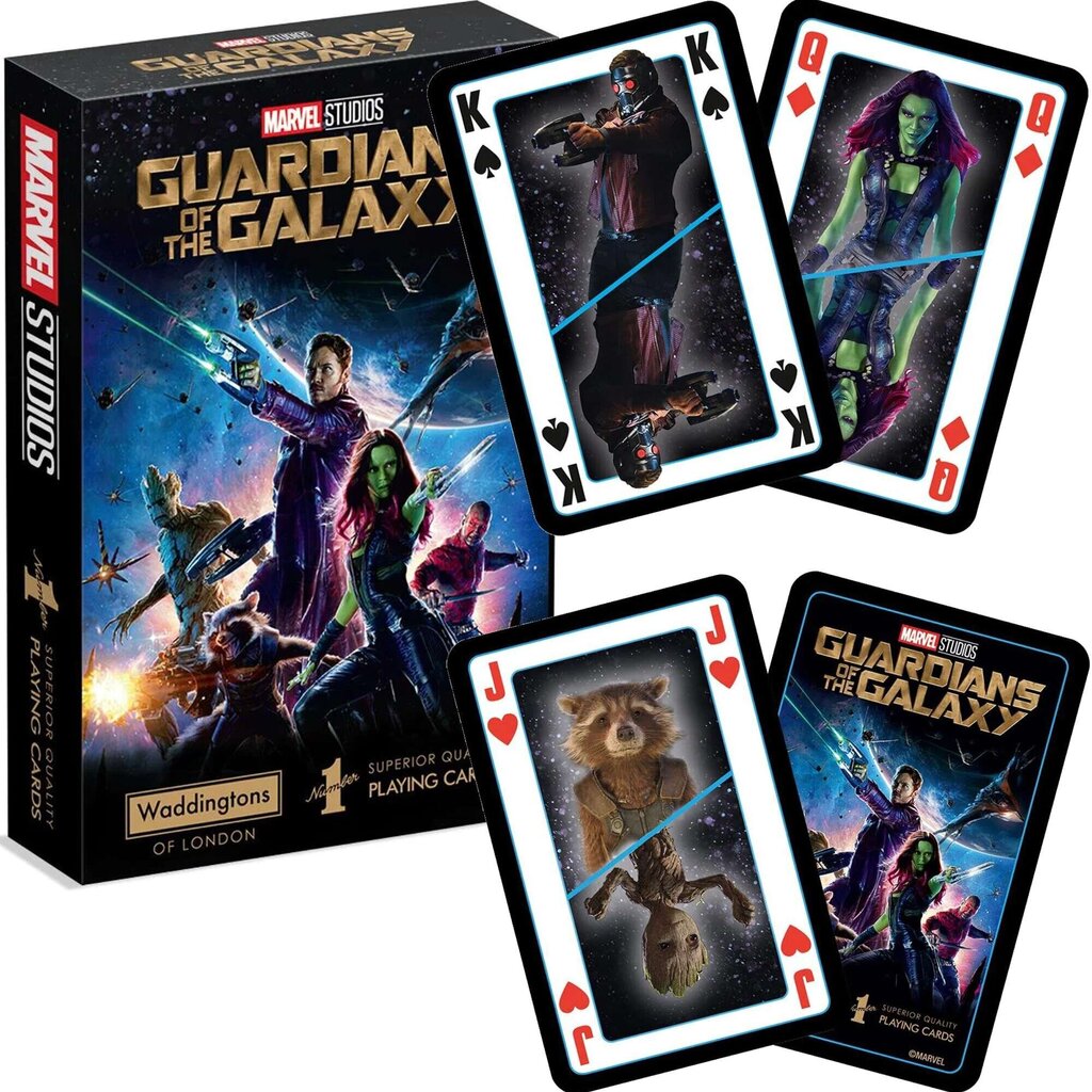 Spēļu kartes Marvel Guardians of the Galaxy Winning Moves cena un informācija | Galda spēles | 220.lv