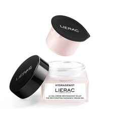 Sejas krēma uzpilde Lierac Hydragenist The Rehydrating Radiance Gel-Cream Refill, 50 ml cena un informācija | Sejas krēmi | 220.lv