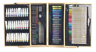 Profesionāls krāsošanas komplekts kastē cena un informācija | Modelēšanas un zīmēšanas piederumi | 220.lv