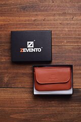Кожаный чехол для ключей ZEVENTO-10 цена и информация | Женские кошельки, держатели для карточек | 220.lv