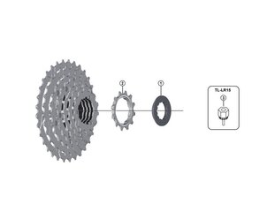 Kasete Shimano CS-HG31, HG 8-speed cena un informācija | Citas velosipēdu rezerves daļas | 220.lv