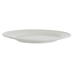 Плоская тарелка DKD Home Decor Белый Фарфор 27 x 27 x 2 cm цена и информация | Посуда, тарелки, обеденные сервизы | 220.lv