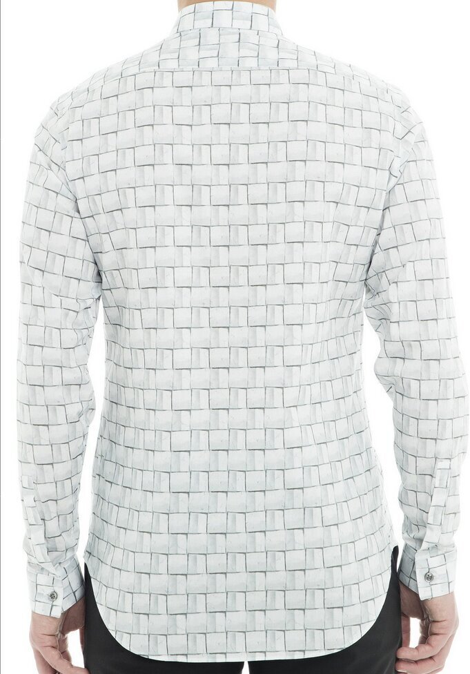 Emporio Armani krekls vīriešiem 216F2, balts cena un informācija | Vīriešu krekli | 220.lv