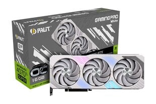 Palit GeForce RTX 4070 Ti Super GamingPro White OC (NED47TST19T2-1043W) цена и информация | Видеокарты (GPU) | 220.lv