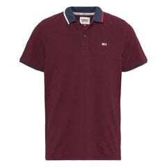 Tommy Jeans polo krekls vīriešiem 8720641251365, sarkans cena un informācija | Vīriešu T-krekli | 220.lv