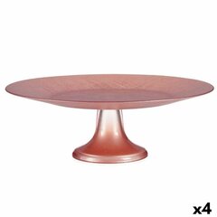 Судок Розовый Cтекло 32,5 x 11 x 32,5 cm (4 штук) цена и информация | Посуда, тарелки, обеденные сервизы | 220.lv