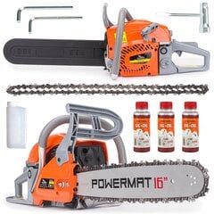 Benzīna motorzāģis Powermat PM-HR-7020, 3600W цена и информация | Цепные пилы | 220.lv