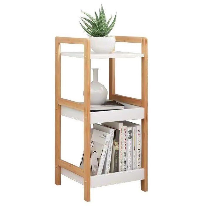 Bambusa grāmatu plaukts, ModernHome, 72 cm. cena un informācija | Plaukti | 220.lv