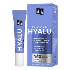 Acu krēms AA Hyalu Pro-Age, 15 ml цена и информация | Сыворотки, кремы для век | 220.lv