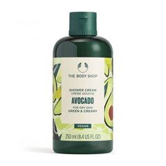 Dušas krēms the Body Shop Avocado, 250 ml cena un informācija | Dušas želejas, eļļas | 220.lv