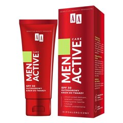 Sejas krēms AA Men Active Care vīriešiem, 50 ml cena un informācija | Sejas krēmi | 220.lv