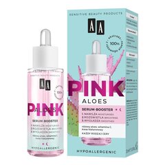 Sejas serums AA Aloes Pink, 30 ml cena un informācija | Serumi sejai, eļļas | 220.lv