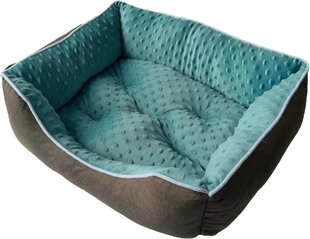 Suņu gulta Fanlinpt, 56x46x15cm, brūna/zaļa цена и информация | Лежаки, домики | 220.lv