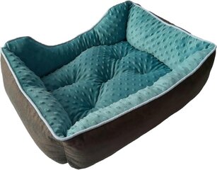 Suņu gulta Fanlinpt, 56x46x15cm, brūna/zaļa cena un informācija | Suņu gultas, spilveni, būdas | 220.lv