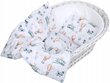 Babymam bērnu gultas veļas komplekts ratiem, 70x80 cm, 4 daļas цена и информация | Bērnu gultas veļa | 220.lv