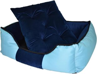 Suņu gulta Fanlinpt, 56x46x15cm, zaļa/zila cena un informācija | Suņu gultas, spilveni, būdas | 220.lv