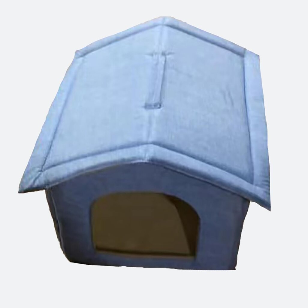 Saliekamā mājdzīvnieku māja Fanlinpt, 53x50x43, zila cena un informācija | Suņu gultas, spilveni, būdas | 220.lv
