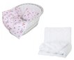 Babymam bērnu gultas veļas komplekts ratiem, 70x80 cm, 4 daļas цена и информация | Bērnu gultas veļa | 220.lv