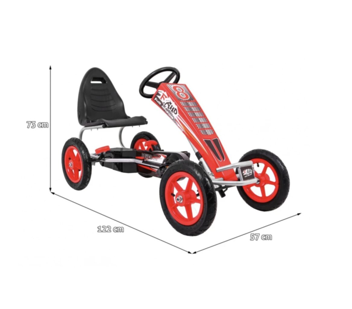 Velokarts Full Ahead Air, sarkans цена и информация | Rotaļlietas zēniem | 220.lv