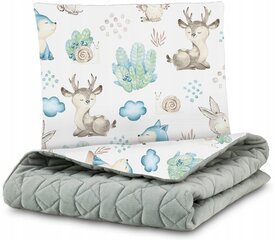 Babymam bērnu gultas veļas komplekts, 100x75 cm, 2 daļas cena un informācija | Bērnu gultas veļa | 220.lv