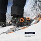 Odoland 4-in-1 Universālas sniega kurpes ar pārgājienu nūjām цена и информация | Apavu bahilas, pretslīdes uzlikas | 220.lv