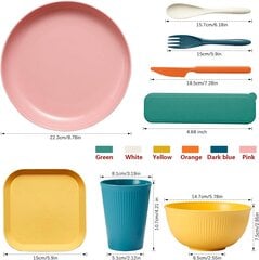 Набор столовой посуды Uhapeer на 6 персон цена и информация | Посуда, тарелки, обеденные сервизы | 220.lv