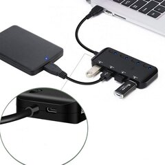 PTN USB 4 ports USB 3.0 cena un informācija | Adapteri un USB centrmezgli | 220.lv